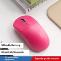 24g wireless gaming mouse, triple-mode wired 2.4G Bluetooth, 6400dpi, 112x60x38mm, black