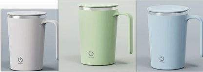 Electric Mixing Mug with Automatic Stirring Function for Effortless Coffee Preparation