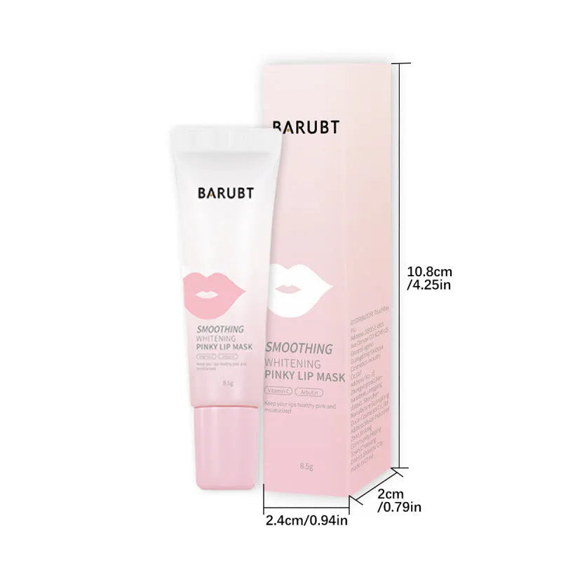 Moisturising and nourishing lip balm with brightening colour fade effect in 8.5g container