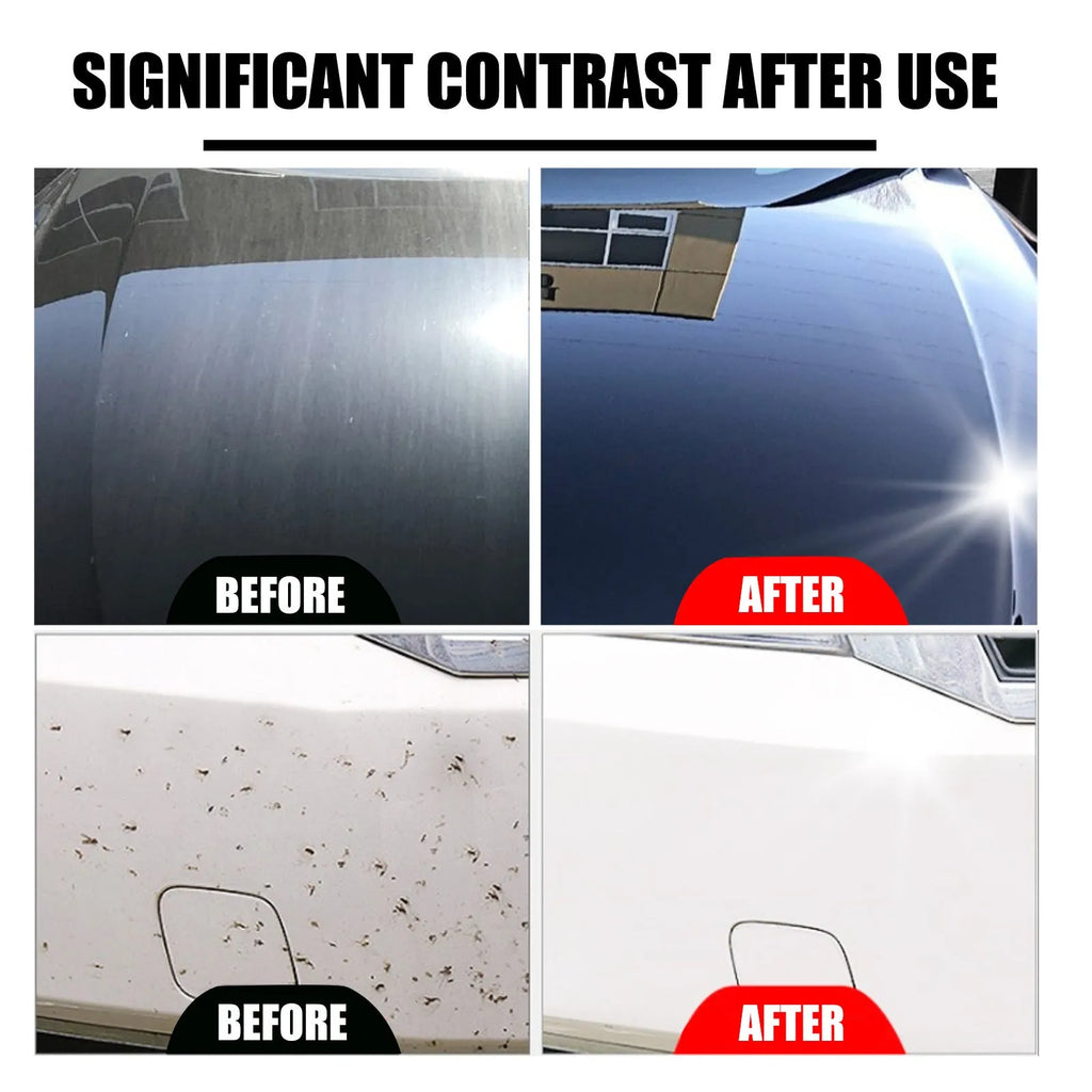3-in-1 high protection car paint spray coating agent in 30ml and 100ml PE bottles with clear spray nozzle