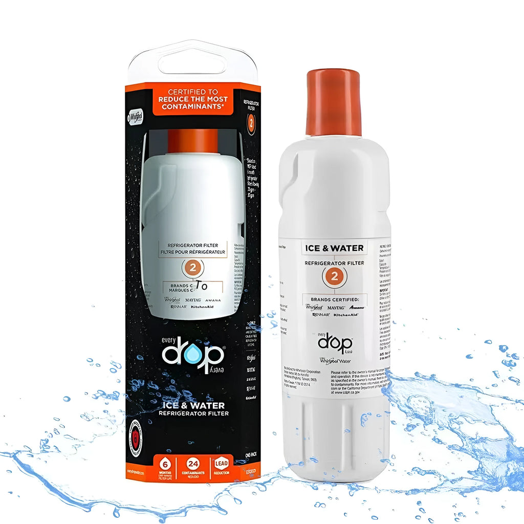 White refrigerator water filter element 230x80x70mm with coconut shell activated carbon for fridge dispenser