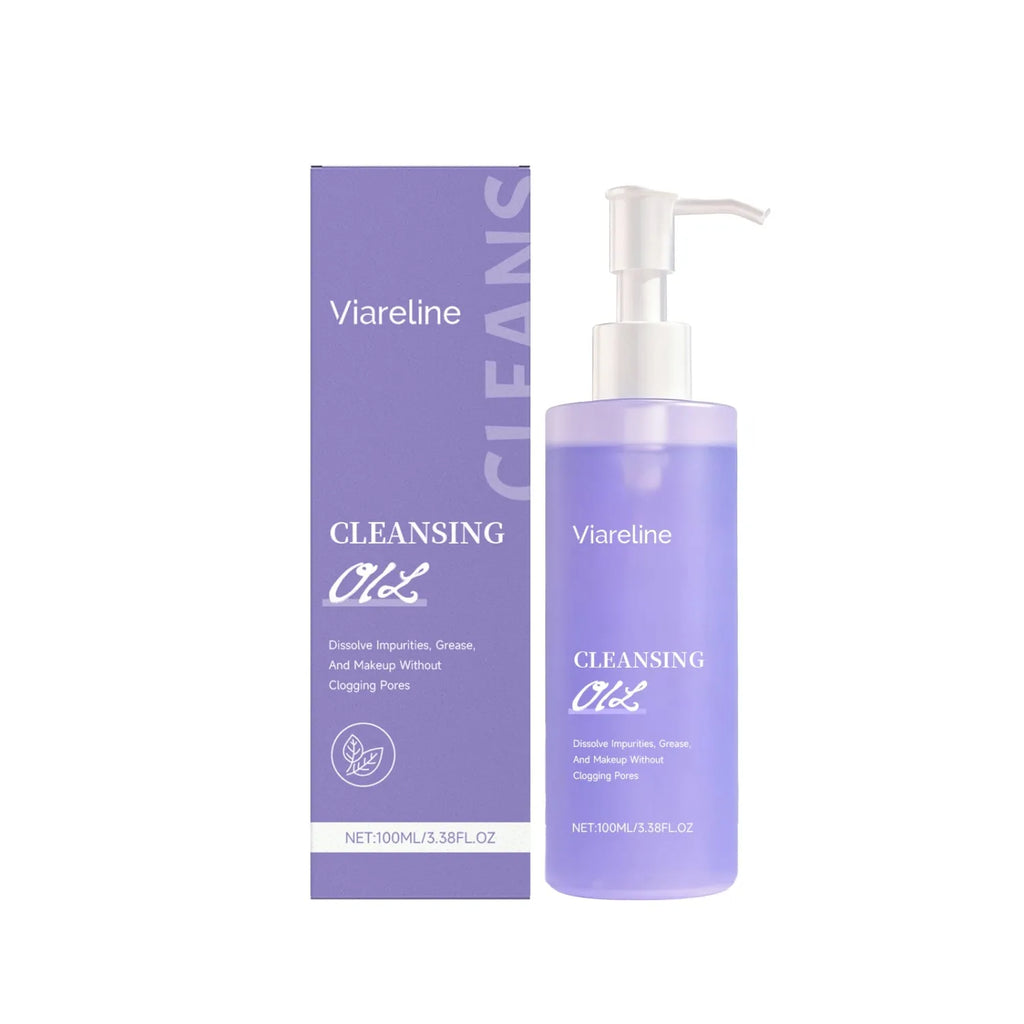 100ml moisturising cleansing facial oil bottle for dissolving makeup with grape seed oil