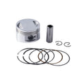 Motorcycle engine piston kit with aluminium alloy piston and steel oil ring for 57.4mm cylinder