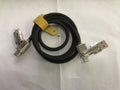 Orange 1 metre Lightning to USB-C fast charging cable with zinc alloy connectors