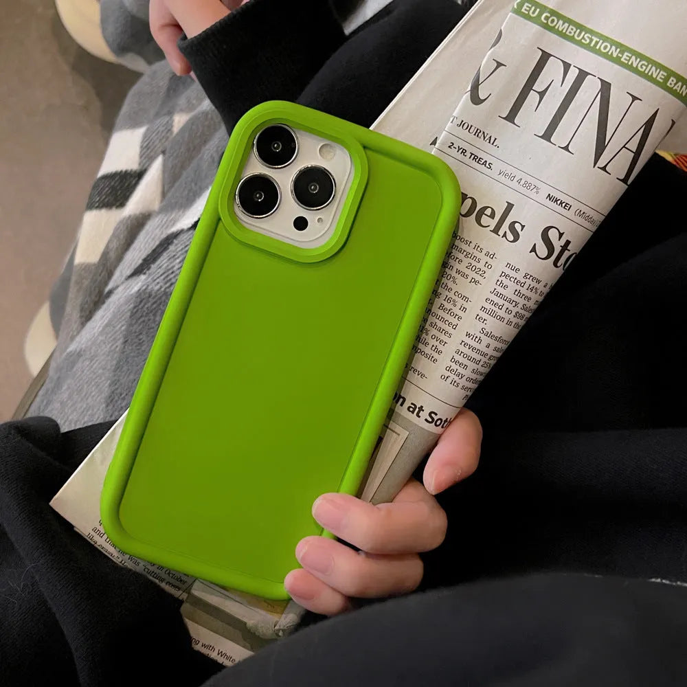 Frosted matte silicone phone case for Apple iPhone in a solid burgundy colour, showing full-wrap design.