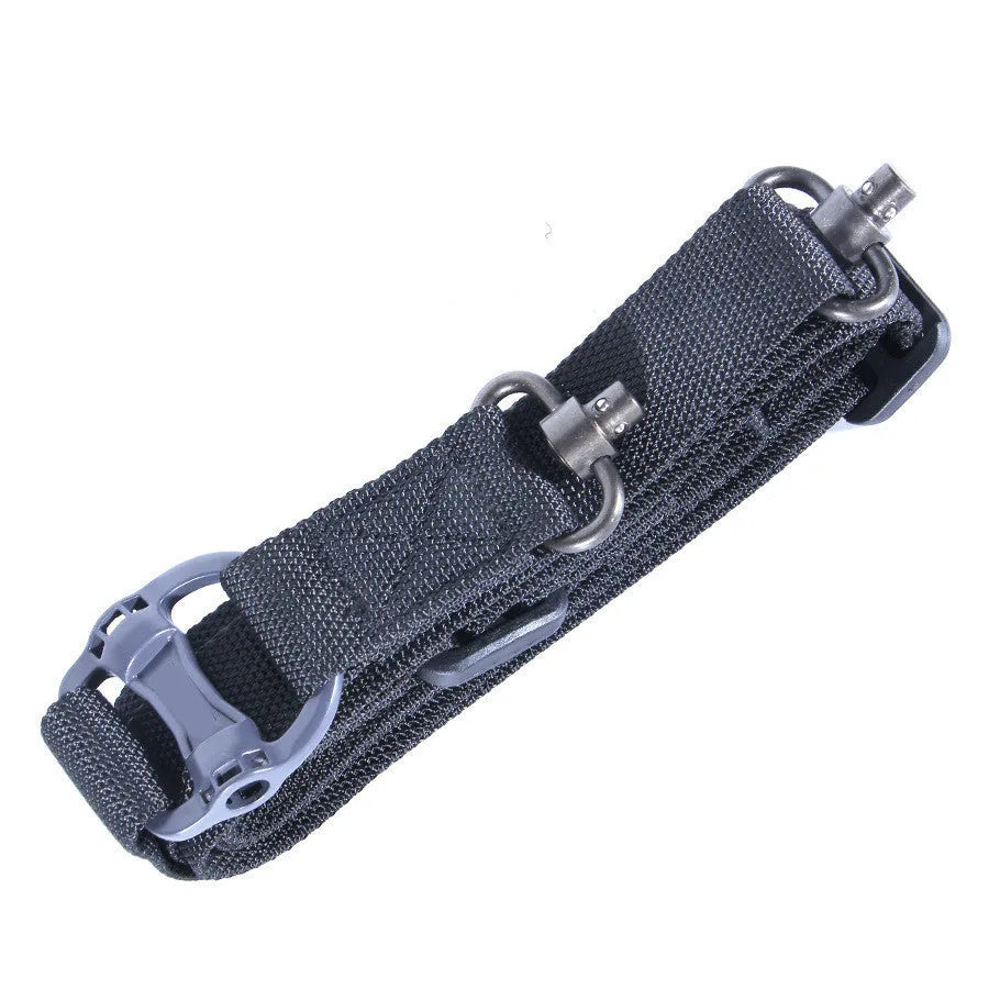 MS4 tactical nylon multifunctional task strap rope showing 150cm length in black colour option