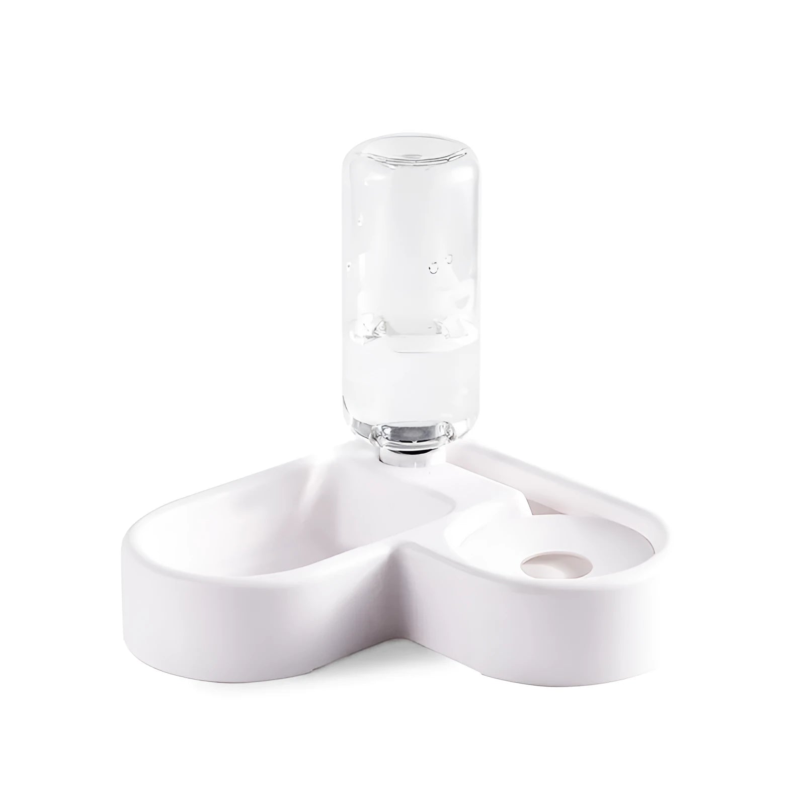 White cat water fountain with food-grade materials and 2.5 litre capacity