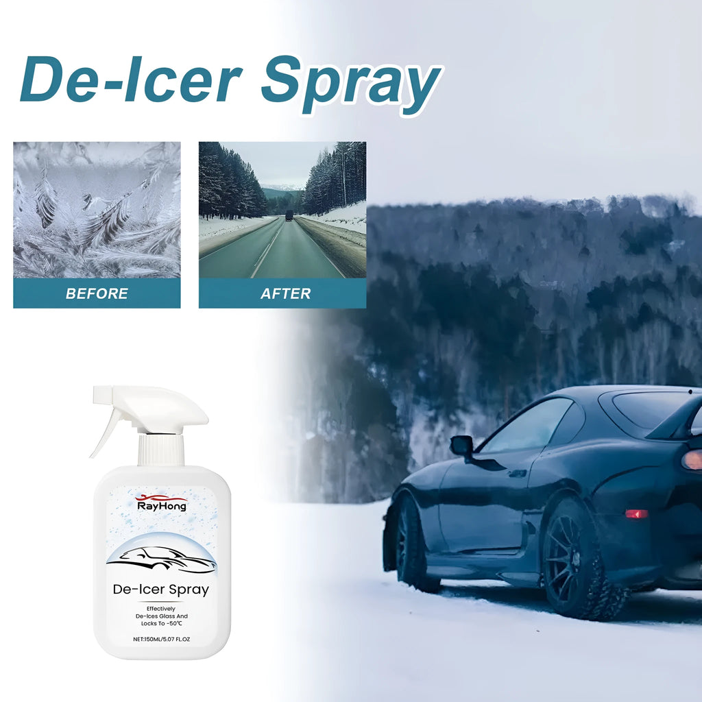 150ml car windscreen defrost spray bottle for winter ice melting and snow removal