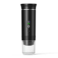 Portable electric capsule coffee machine with LCD display for car travel use