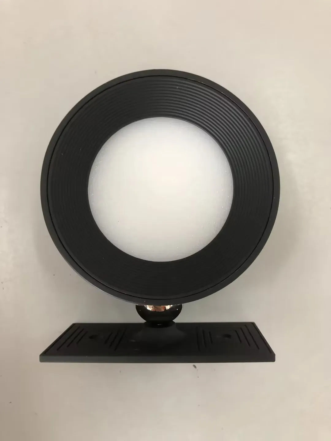 Magnetic LED wall lamp in round or square shape, black or white, 12V touch control with adjustable 3000K-6500K light.
