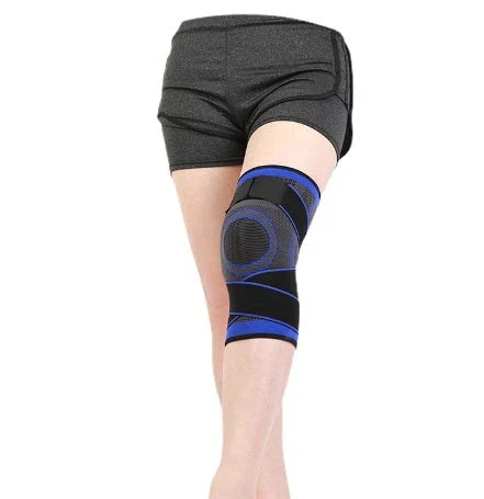 Premium sports knee pads with adjustable straps, breathable fabric, and sturdy construction for injury prevention and high-performance athletics