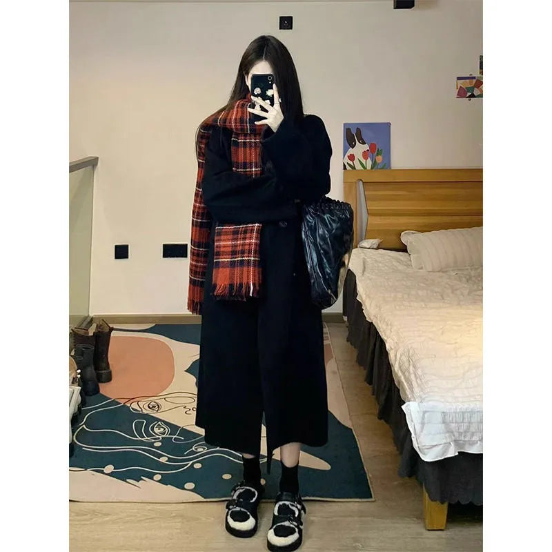 High-grade gray polyester long sleeve coat for women, autumn style, regular sleeve, available in multiple sizes and colours