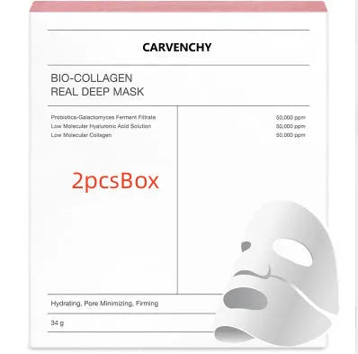 Deep Collagen Overnight Mask sheet mask with low molecular weight collagen, 34g, for firming and hydration