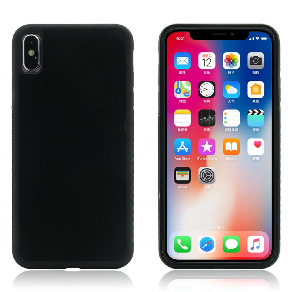 Anti-gravity nano material TPU PC two-in-one shockproof phone case for IPhone with mirror finish