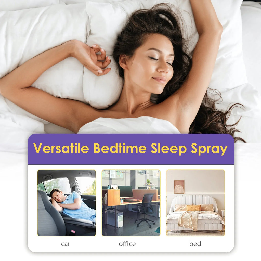 30ml lavender sleep spray bottle for aromatherapy and body fatigue relief