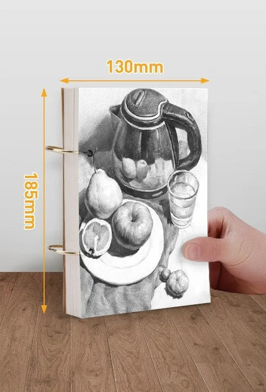 8K thickened sketchbook for hand-painted marker and watercolour drawing with multiple paper type options
