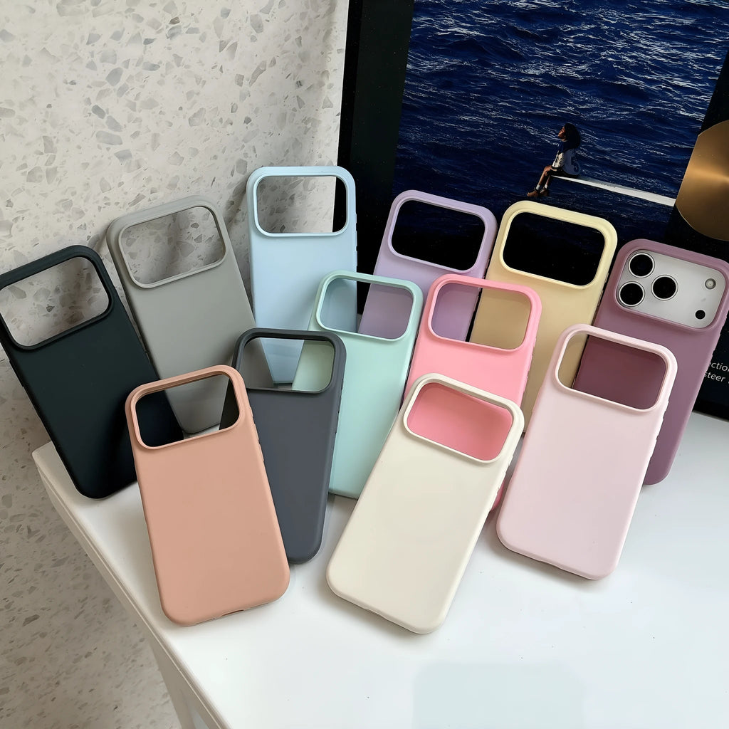 Liquid silicone magnetic charging phone case for iPhone with a dedicated AI button, shown in antique white colour.