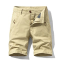 Pure cotton casual overalls in straight-leg style with zip fly, shown in khaki colour