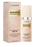 30ml bottle of sunscreen concealer liquid foundation with SPF protection and botanical extracts