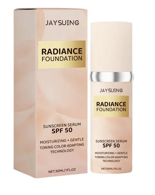 30ml bottle of sunscreen concealer liquid foundation with SPF protection and botanical extracts