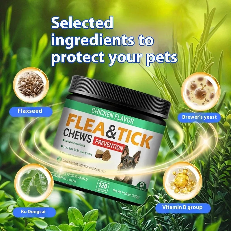 300g dog itching relief supplement bottle with glycerin lecithin and sunflower seed oil