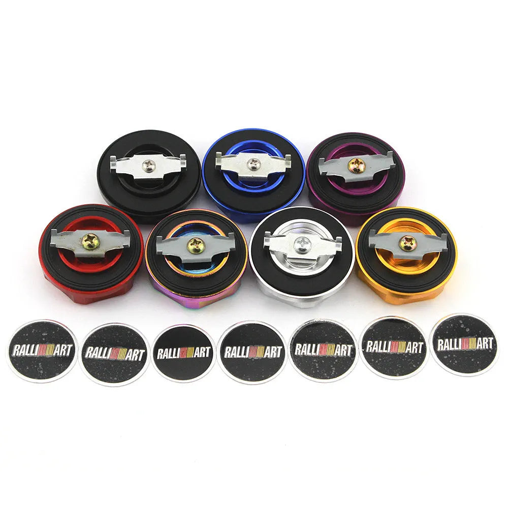 Aluminium alloy oil filter cap for Mitsubishi in six colour options