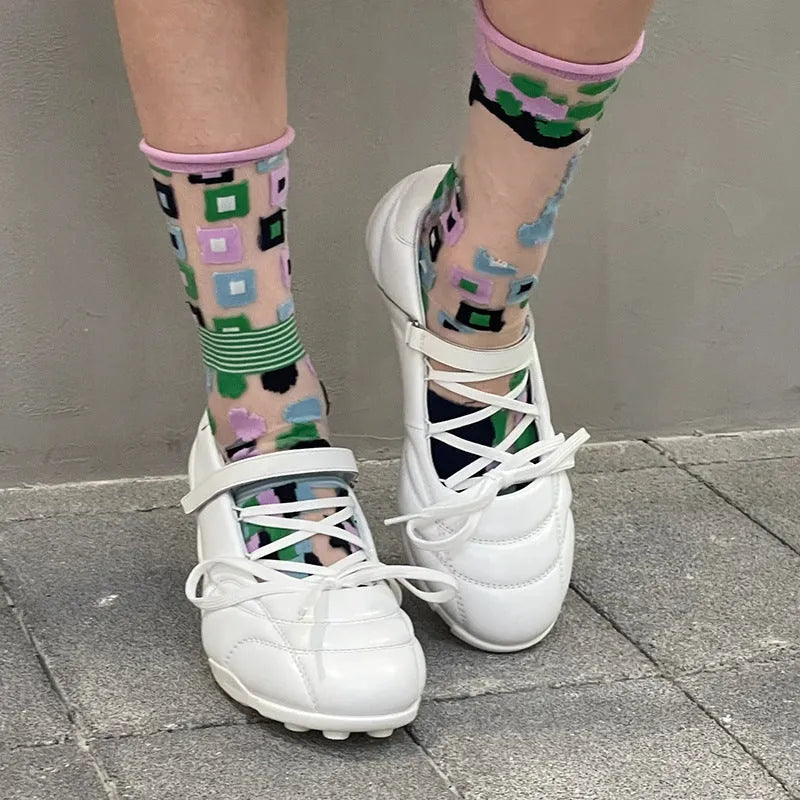 Women's silver lace-up sports shoes with bow detail and 3-5 cm mid-heel on microfiber upper