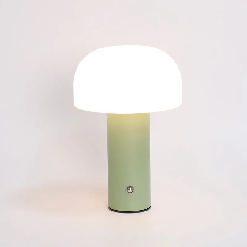 USB-powered dual-purpose table lamp in black, green, orange, or white colour.