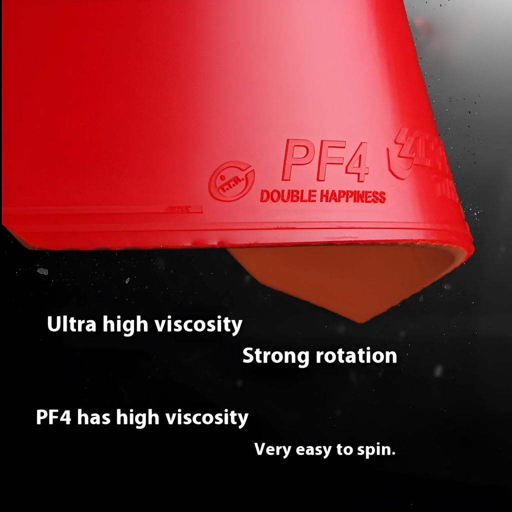 Fast Attack Sticky Classic-50 table tennis racket with anti-rubber sheet in red or black, thick or medium thick options