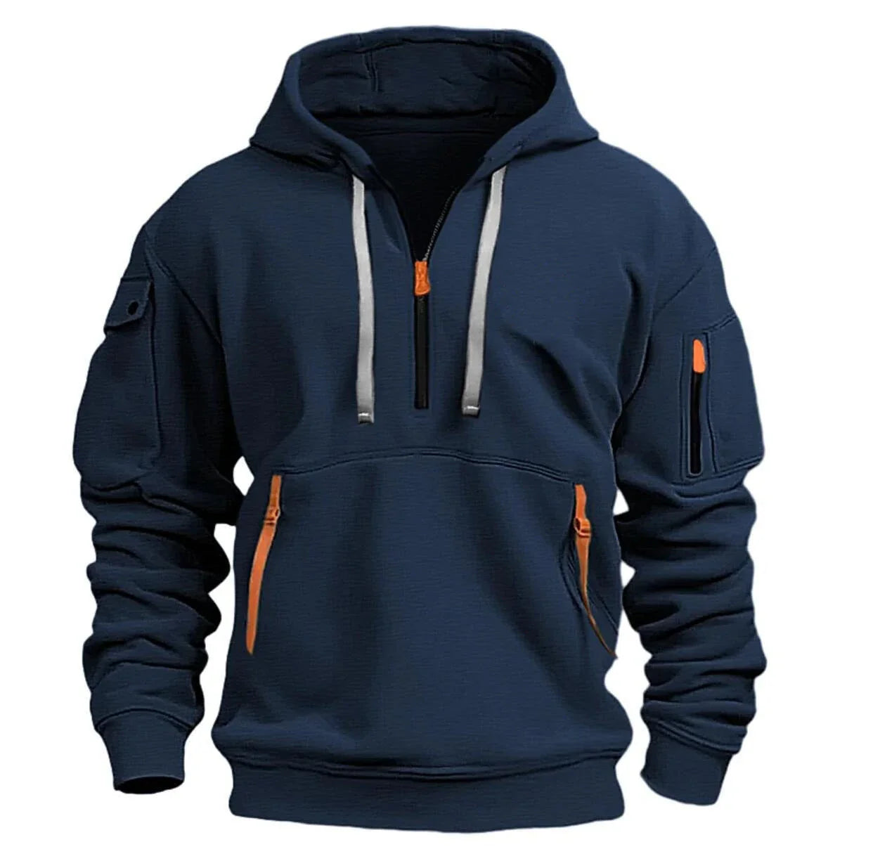 Stylish dropped shoulder hooded sweatshirt in multiple color options for men and women