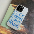 Retro art design hard shell iPhone case in frosted and glossy finishes.