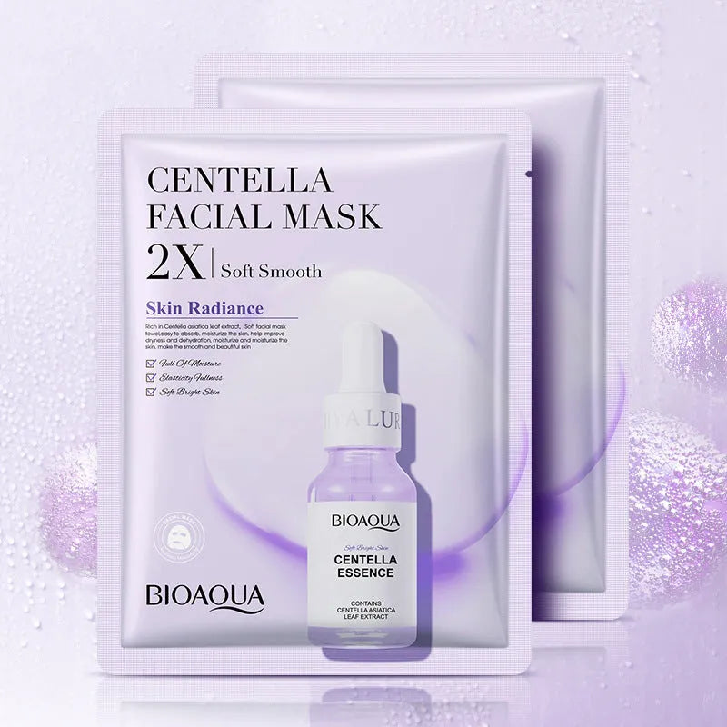 Collagen Face Mask sheet masks in Centella Asiatica, Hyaluronic Acid, Vitamin C and Collagen formulas 30g each