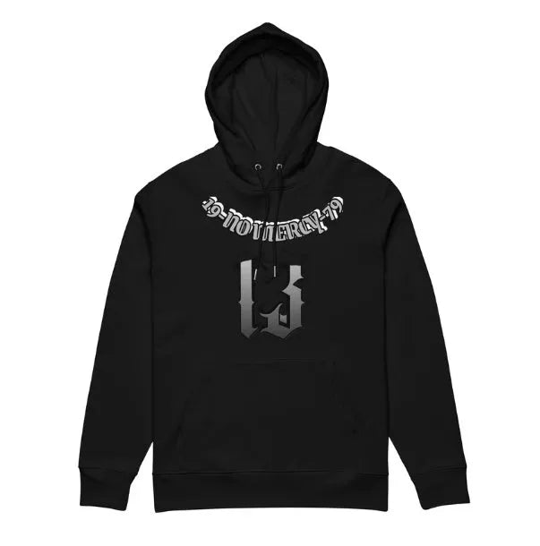 Men's fleece-lined hooded sweater in loose-fitting pullover style available in multiple colours