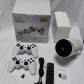 M300MAX portable home projection game machine with handles in red or white packaging box