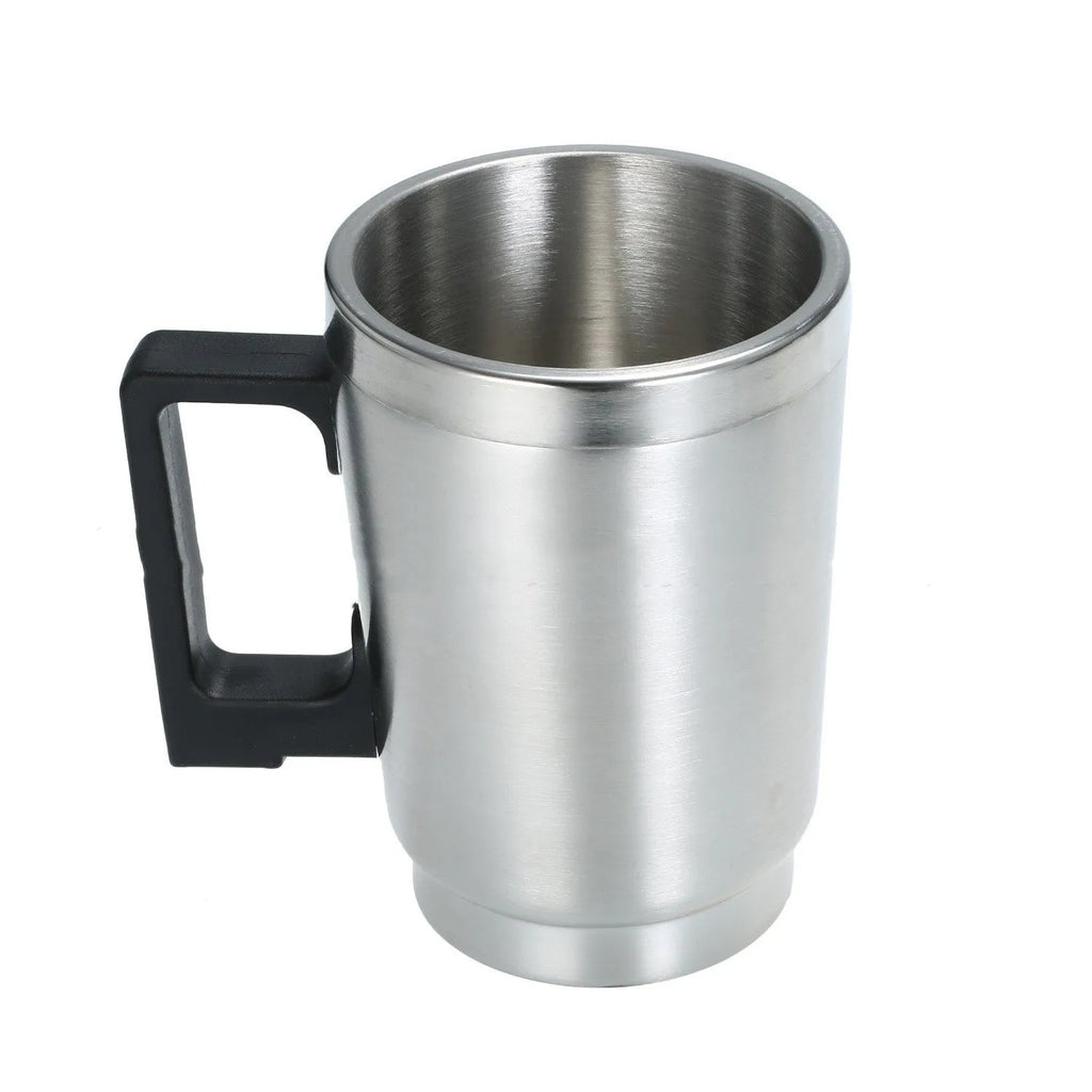 Automobile headlamp restoration kit with stainless steel cup, power adapters, and funnel cover