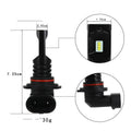 CSP high-power LED fog lamp headlights with aviation aluminium housing and six light sources