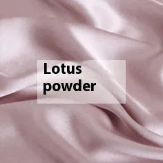 Silk duvet cover in a solid colour, shown in one of six colour options including Lotus Pink and Silver Blue.