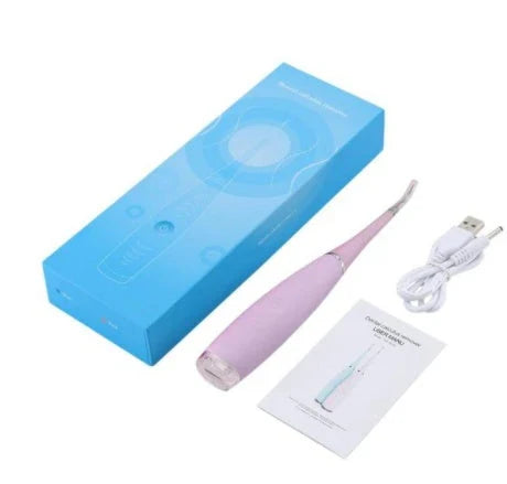 Powerful electric toothbrush with high-frequency vibration and physical calculus removal for deep dental cleaning