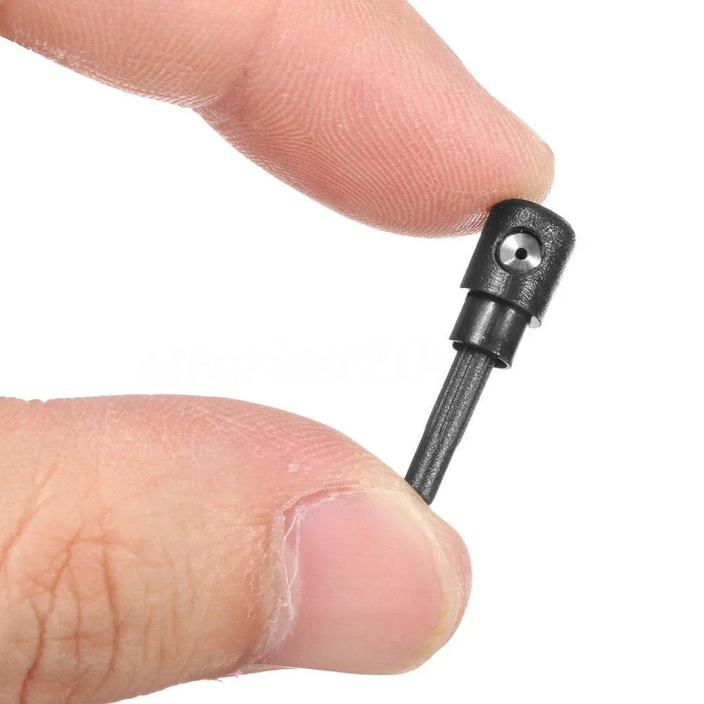 Black plastic rear windshield washer nozzle for Volkswagen Golf and Audi Skoda vehicles