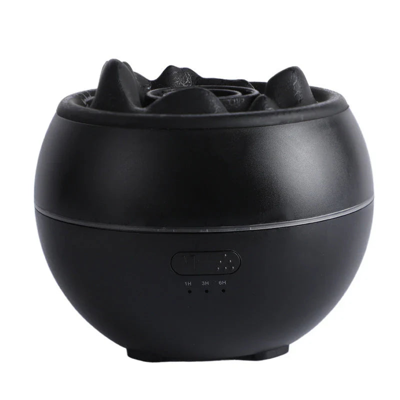 Ultrasonic aroma diffuser with customizable timer, automatic shut-off, and 0.5L water capacity for home, office, and spa use