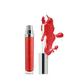 Pearl lip gloss clear lip oil in a logo-free round tube with mirror, pearl light, and water light finish