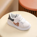 Baby Bear casual kids sports shoes in black, green or khaki with cartoon pattern and rubber soles