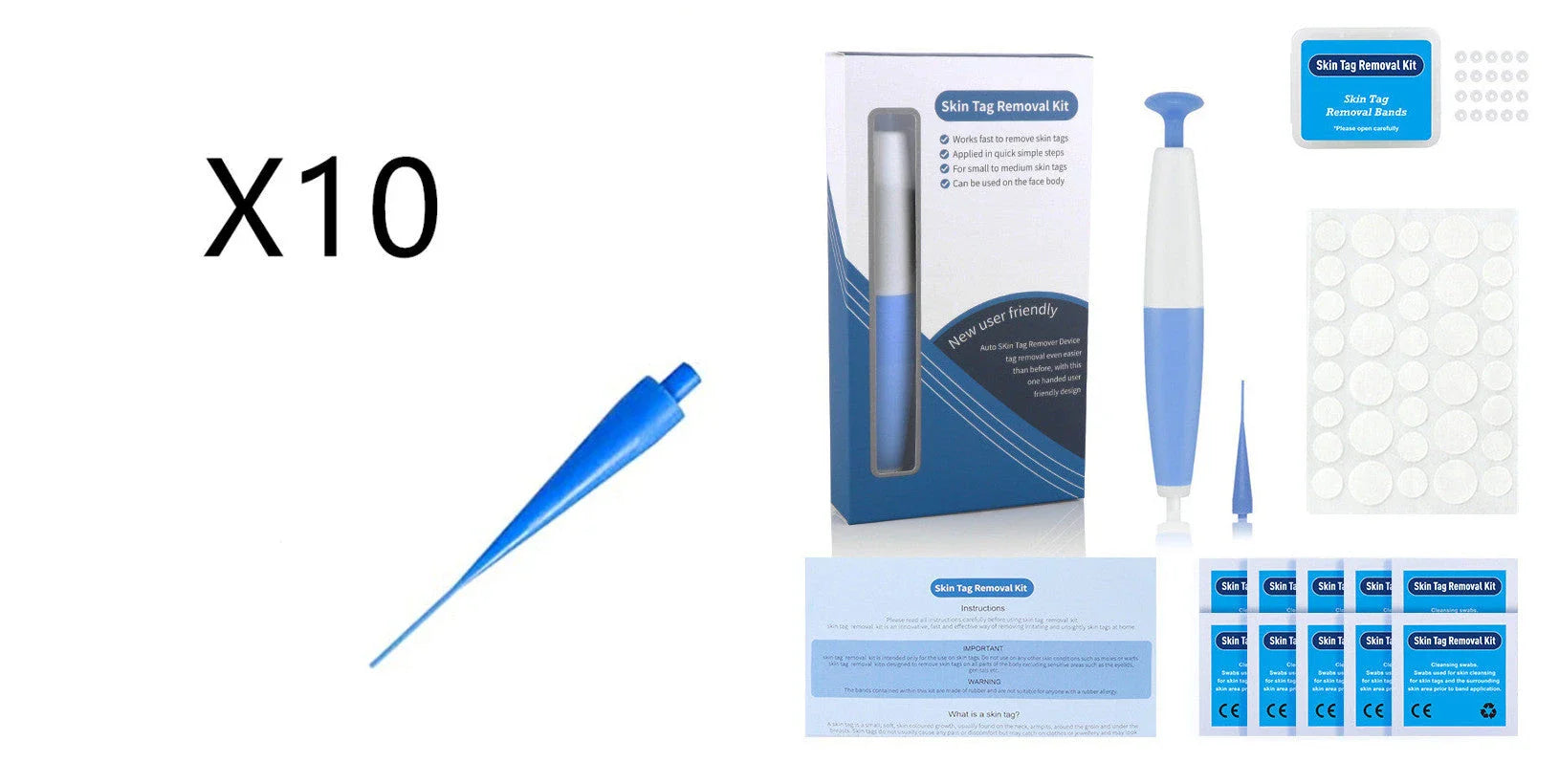 Premium skin tag remover tool with micro-band technology for safe and painless at-home skin tag treatment