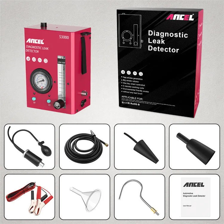 S3000 car smoke detector vacuum leak tool for automotive diagnostics