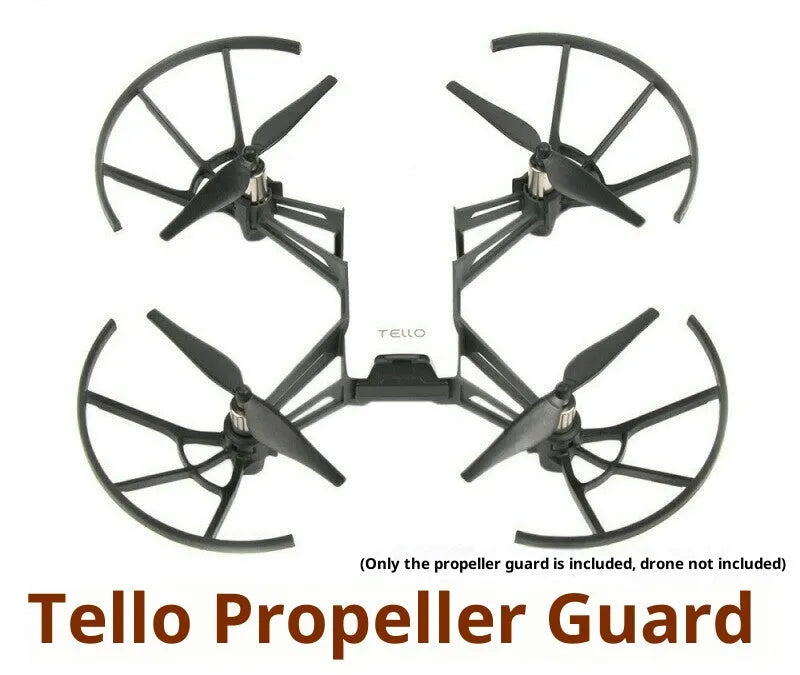 Set of 4 plastic propeller guard rings for Tello drone, anti-collision protection, 50cm and above.