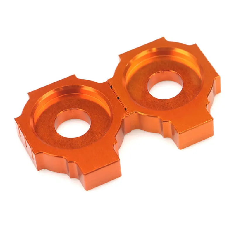 Orange motorcycle regulator screws for KTM DUKE rear fork modification