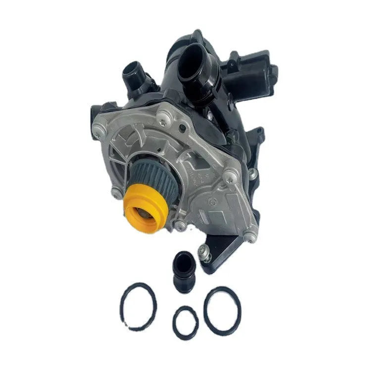 Black water pump assembly for Volkswagen and Audi engines with OEM numbers 06L121111H 06K121600 06K121011 06L121012