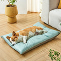 Blue cooling mat pet bed for dogs and cats with summer cooling function
