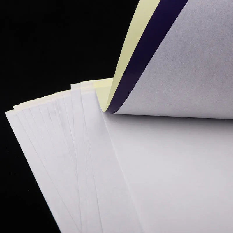 A4 tattoo transfer paper sheets with transfer paste gel for stencil application
