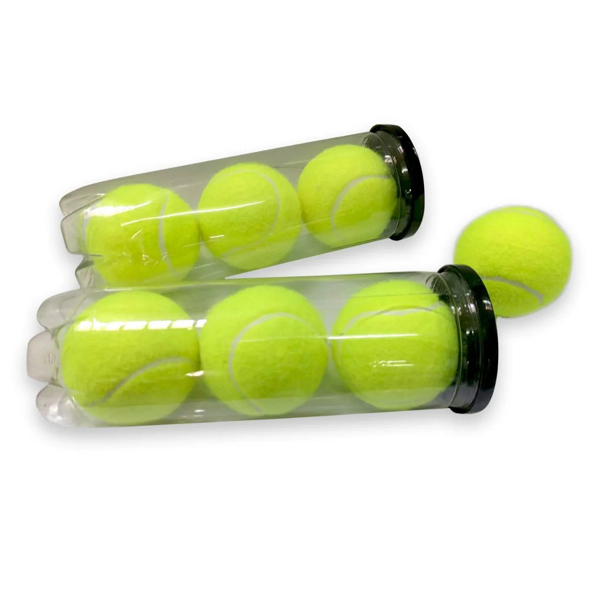 High elasticity rubber training tennis ball for Ping Yu tennis in rose red, orange, pink, or green